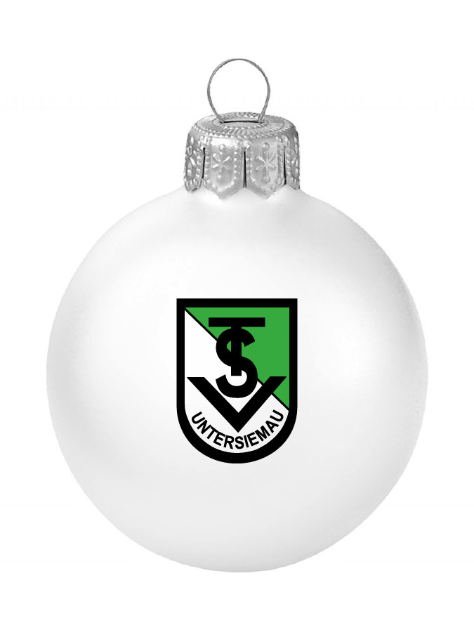 Weihnachtskugel Logo 8cm