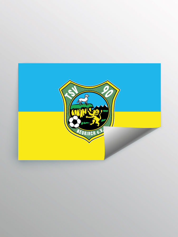Aufkleber DIN A7 Logo
