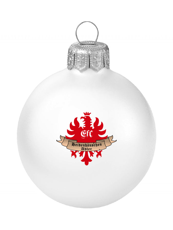 Weihnachtskugel Logo 8cm