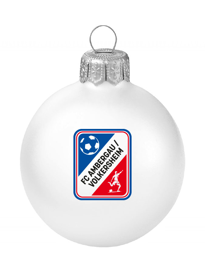 Weihnachtskugel Logo 8cm