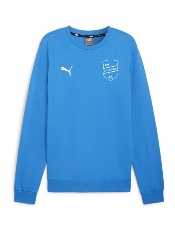 PUMA teamGOAL Casuals Crew Neck Sweatshirt