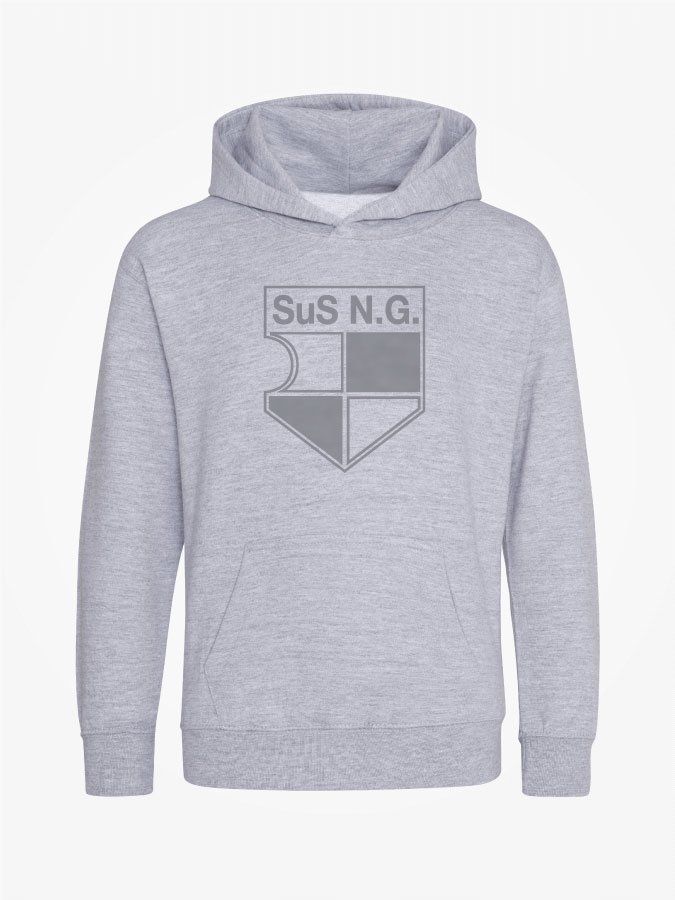 Hoodie All Grey Kids Unisex