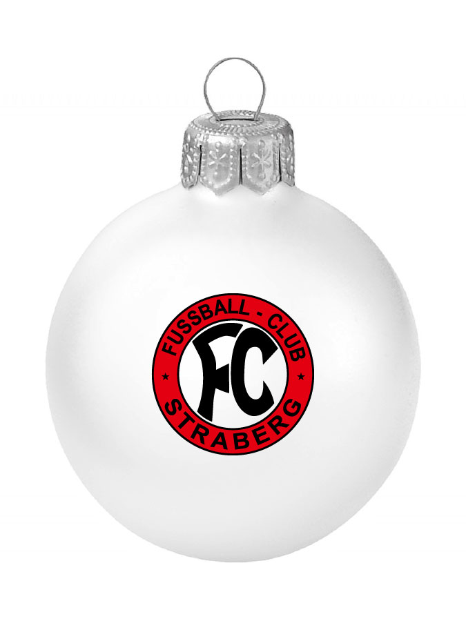 Weihnachtskugel Logo 8cm