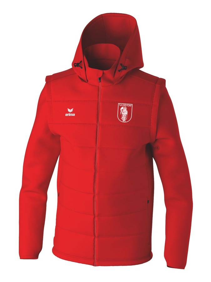 Erima Team Jacke mit abnehmbaren Ärmeln