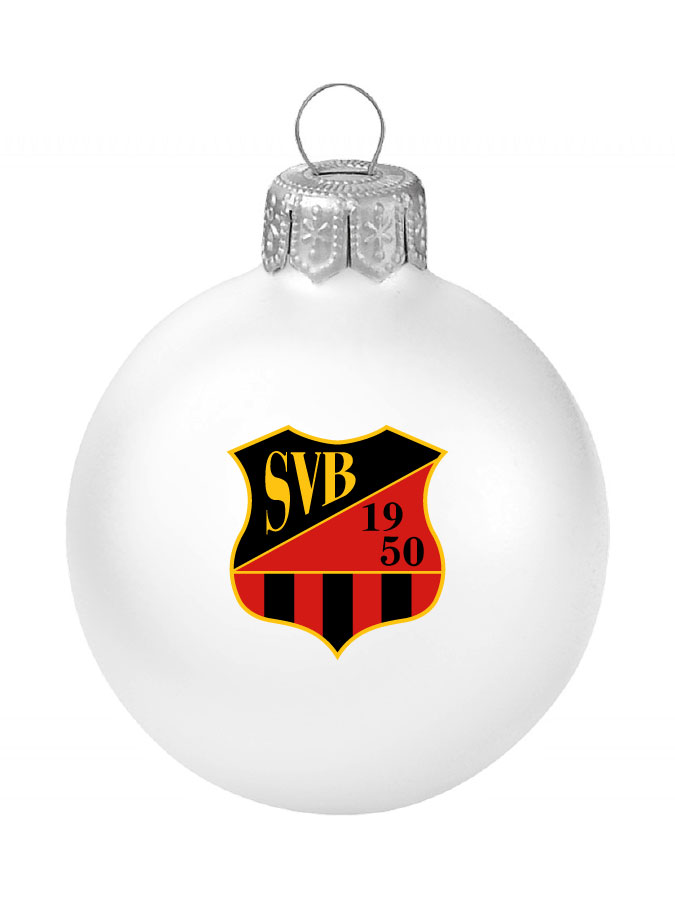 Weihnachtskugel Logo 8cm