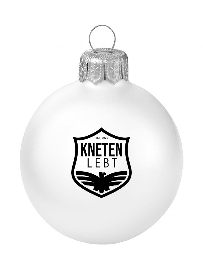 Weihnachtskugel Logo 8cm