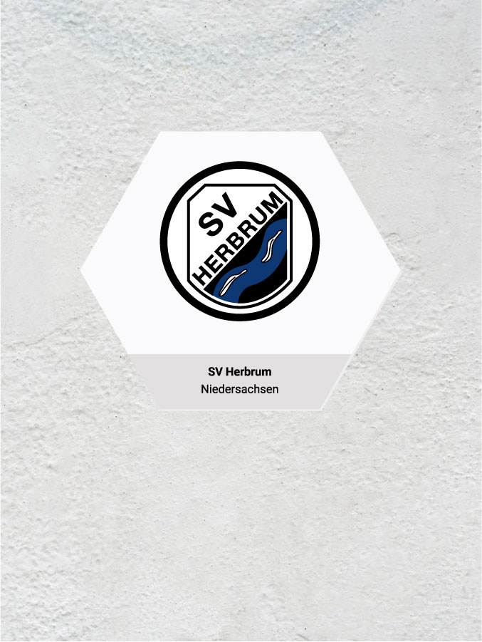 Wandkachel Hexagon mit Logo