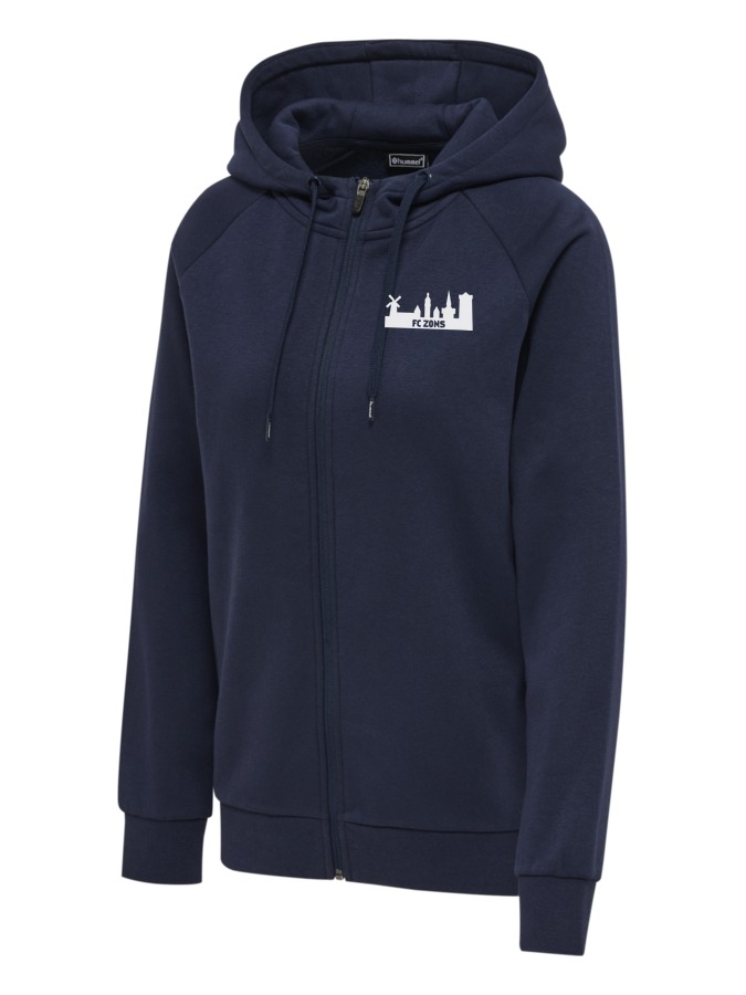 Hummel Red Classic Zip Hoodie Damen