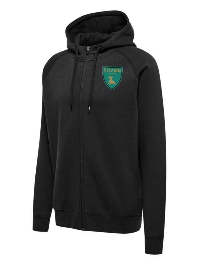 Hummel Red Heavy Zip Hoodie