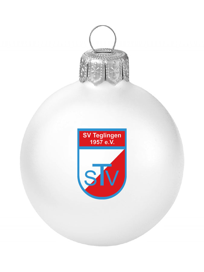 Weihnachtskugel Logo 8cm