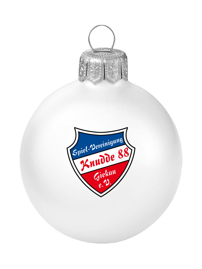 Weihnachtskugel Logo 8cm