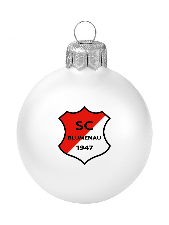Weihnachtskugel Logo 8cm