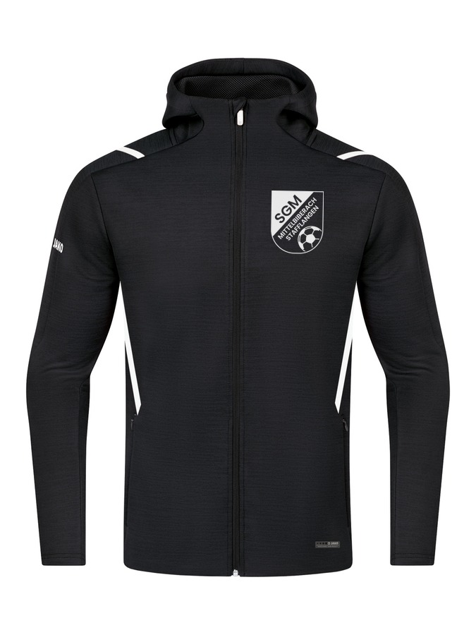 Jako Freizeitjacke Challenge mit Kapuze