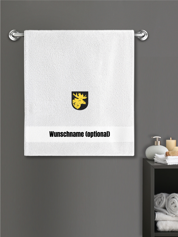 Badehandtuch Team Sticklogo