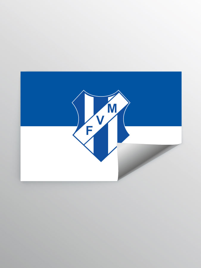 Aufkleber DIN A7 Logo