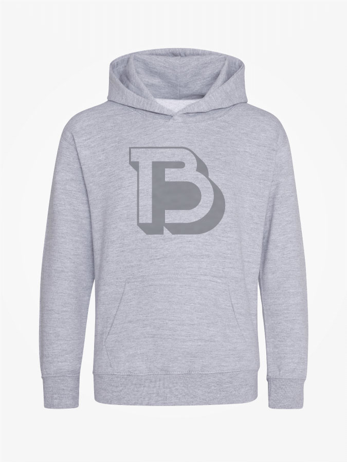 Hoodie All Grey Kids Unisex