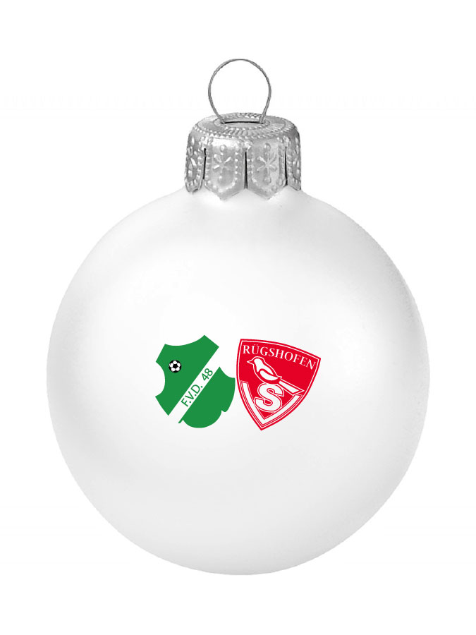 Weihnachtskugel Logo 8cm