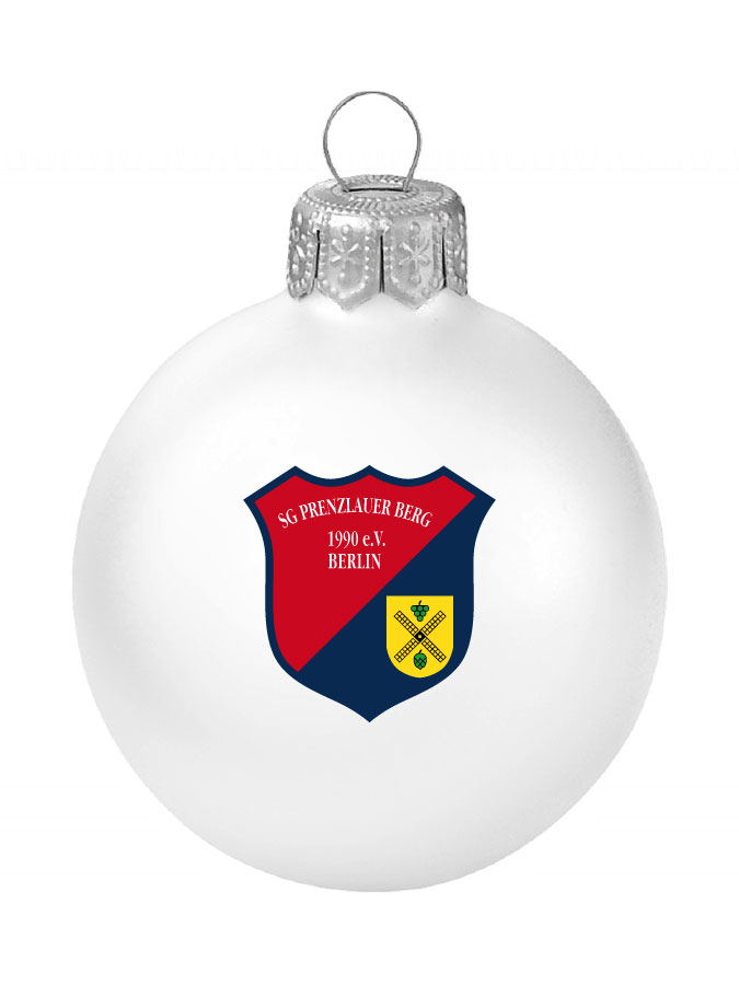 Weihnachtskugel Logo 8cm