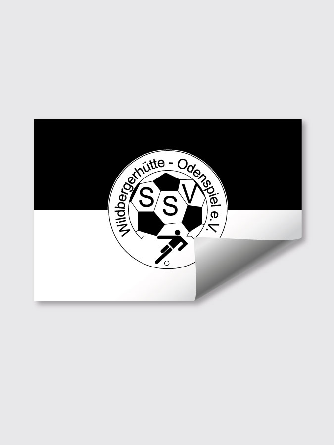 Aufkleber DIN A7 Logo