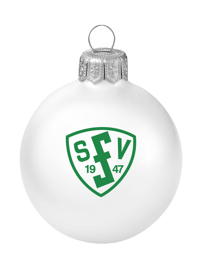 Weihnachtskugel Logo 8cm
