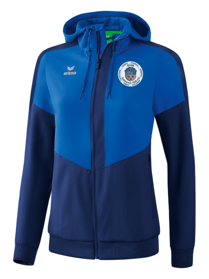 Erima Squad Tracktop Jacke mit Kapuze Damen