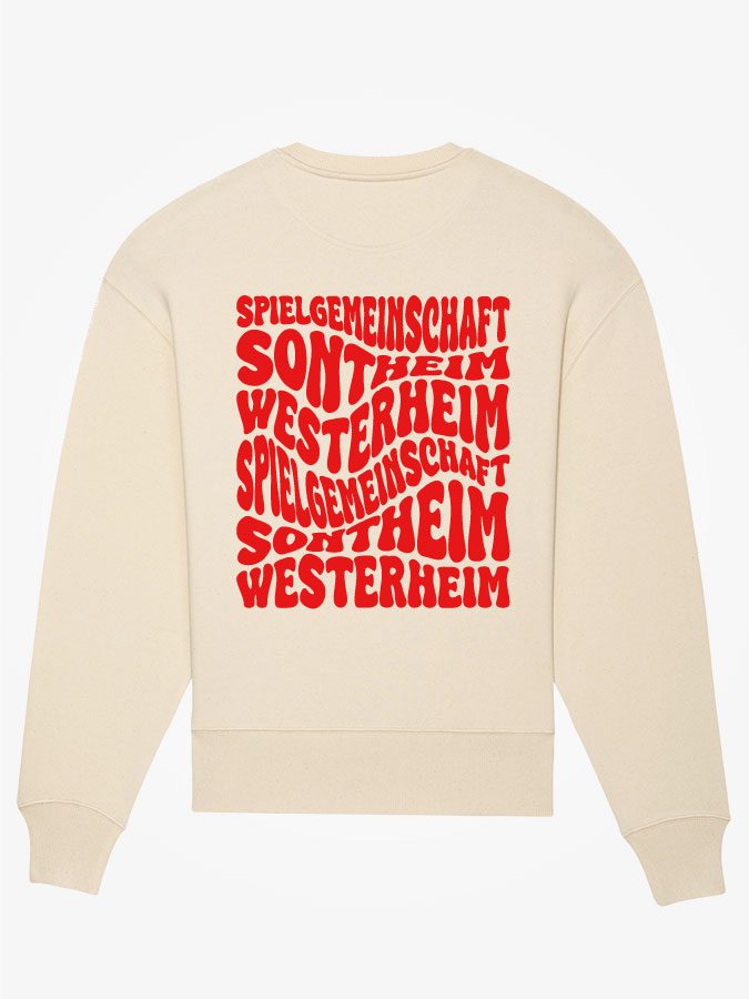 Sweatshirt Oversized Wavy Herren