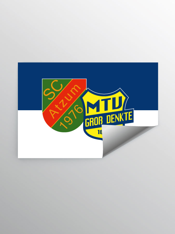 Aufkleber DIN A7 Logo