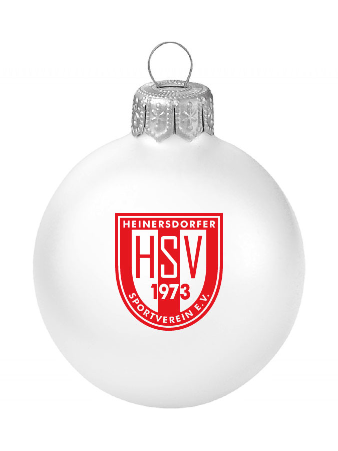 Weihnachtskugel Logo 8cm