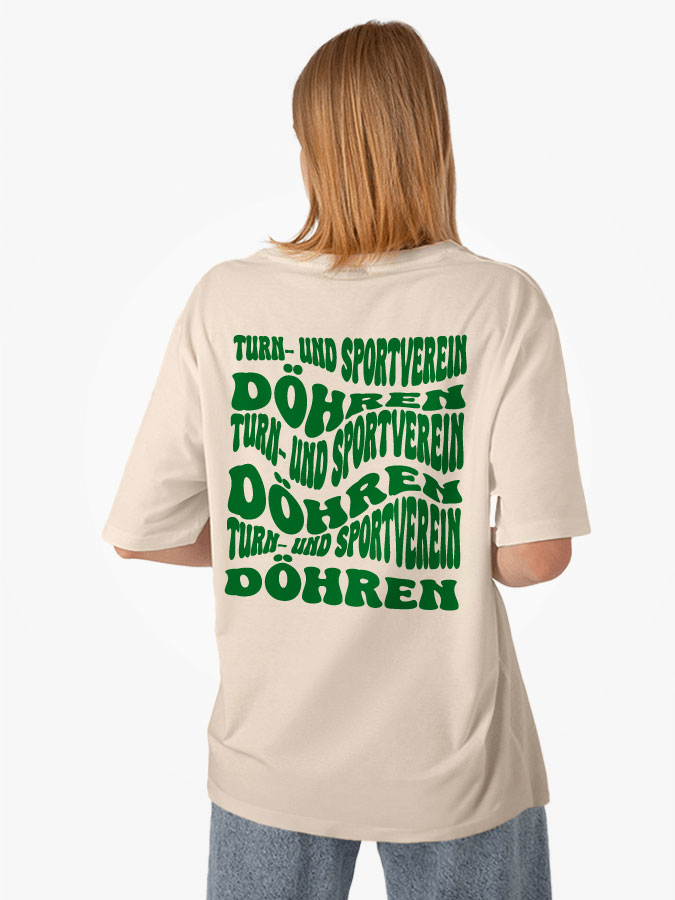 Oversized Shirt Wavy Damen
