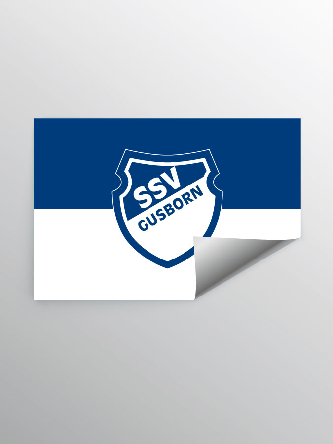 Aufkleber DIN A7 Logo