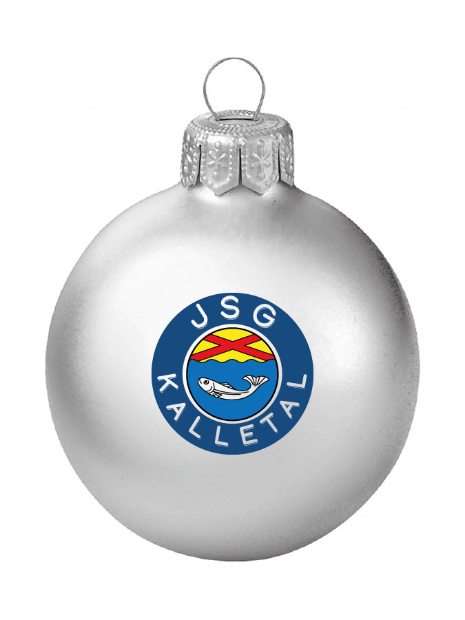 Weihnachtskugel Logo 8cm