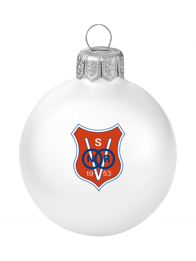 Weihnachtskugel Logo 8cm