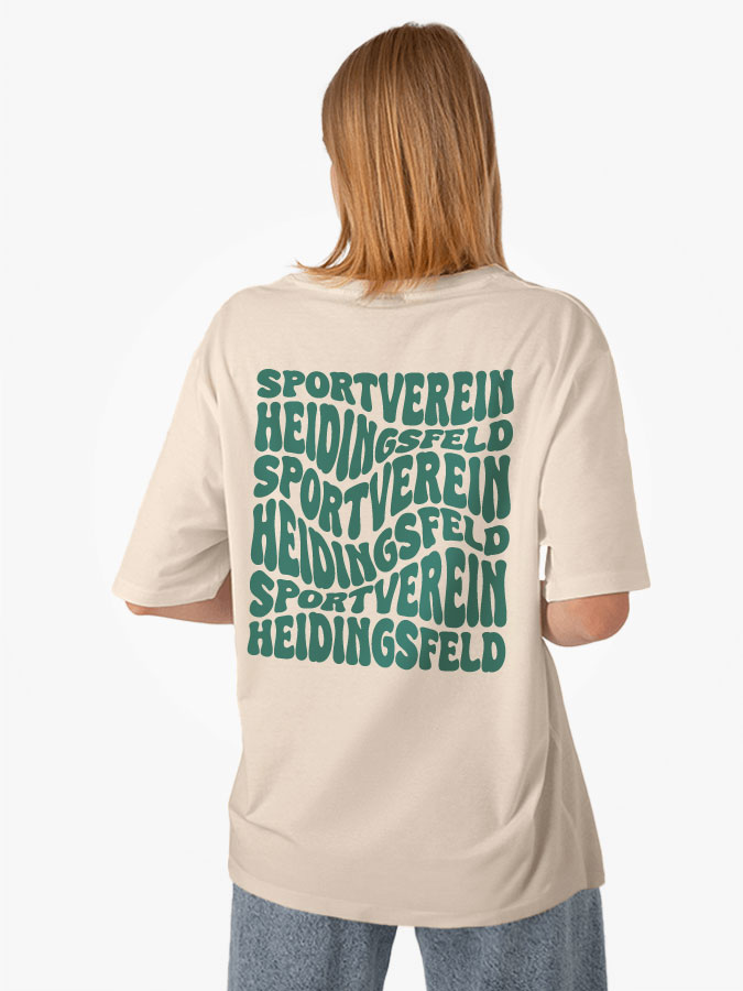 Oversized Shirt Wavy Damen