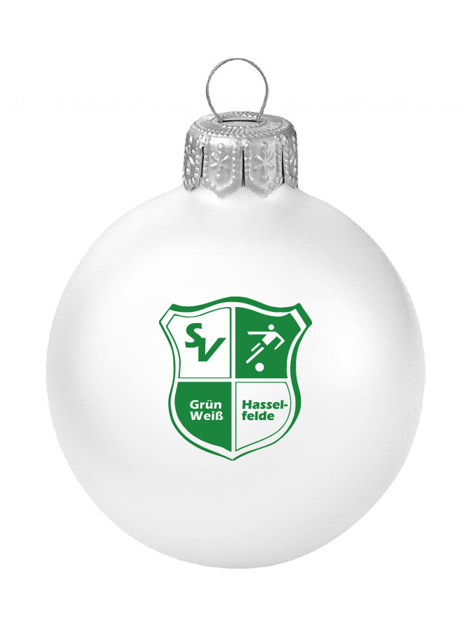 Weihnachtskugel Logo 8cm