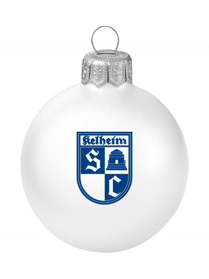 Weihnachtskugel Logo 8cm