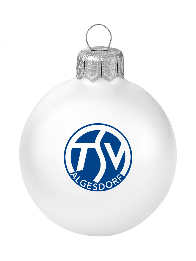 Weihnachtskugel Logo 8cm
