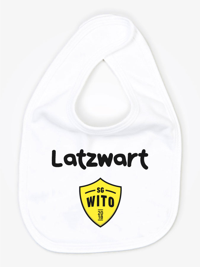 Babylätzchen Latzwart