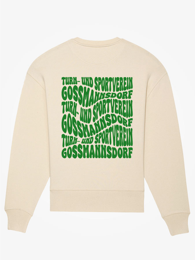 Sweatshirt Oversized Wavy Herren