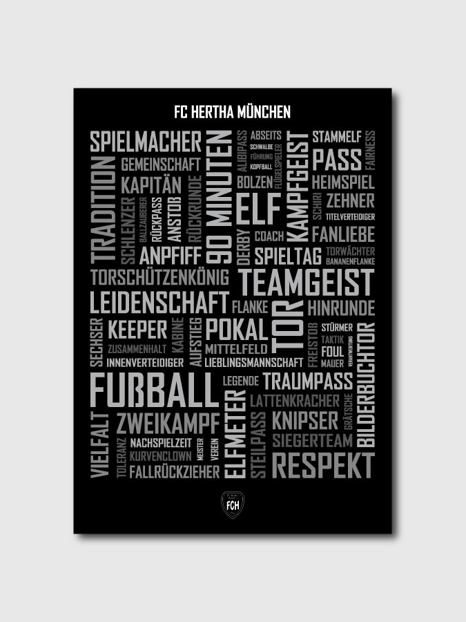 Wandposter Values