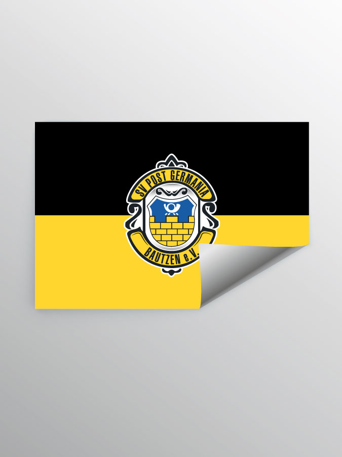 Aufkleber DIN A7 Logo