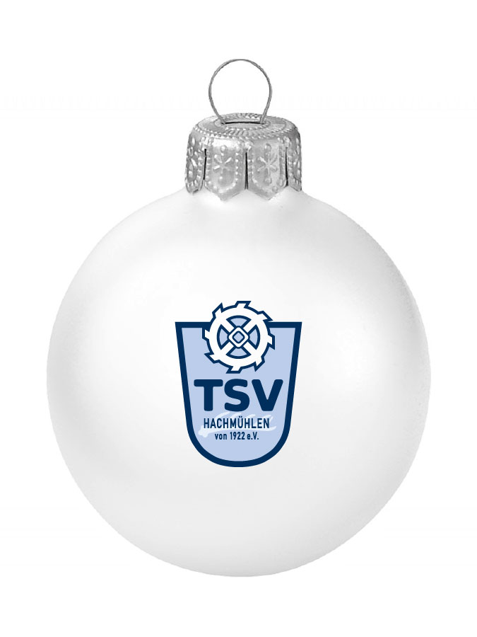 Weihnachtskugel Logo 8cm