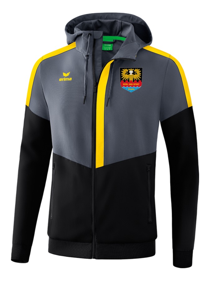 Erima Squad Tracktop Jacke mit Kapuze