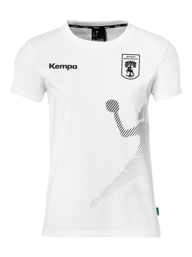 Kempa T-Shirt Black & White Damen