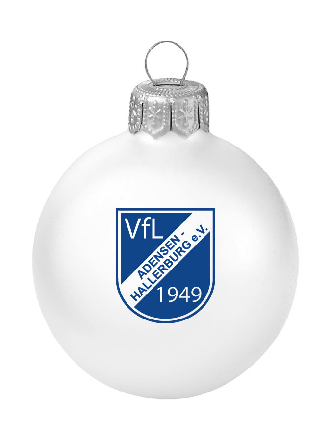 Weihnachtskugel Logo 8cm