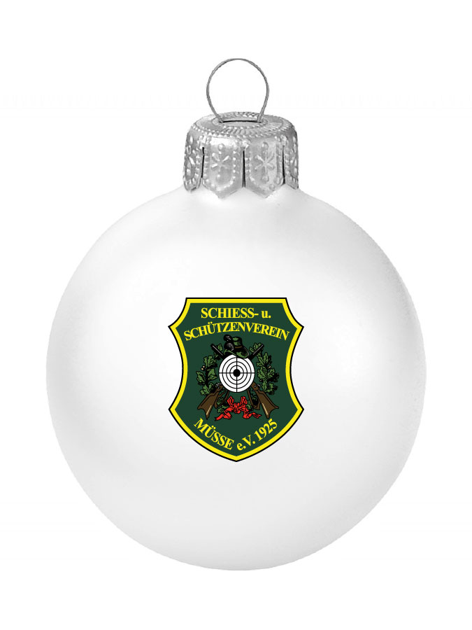 Weihnachtskugel Logo 8cm