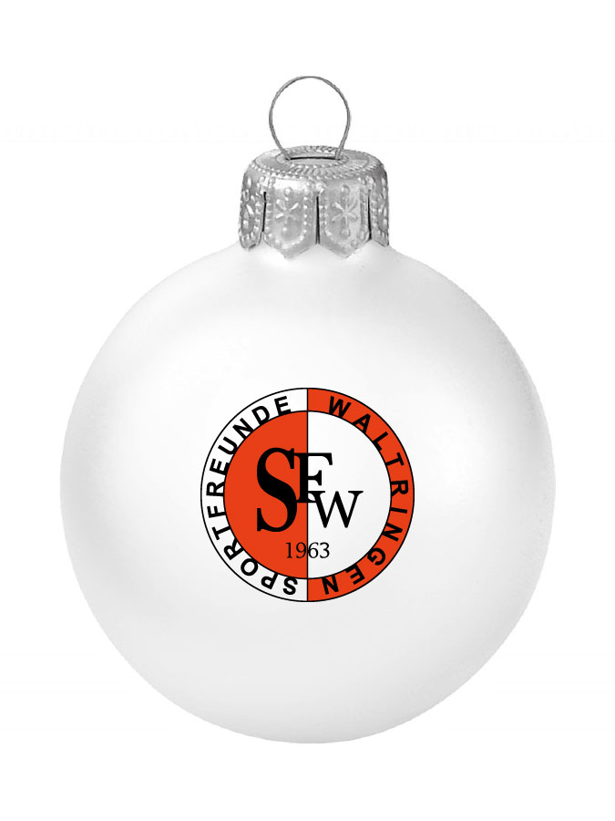 Weihnachtskugel Logo 8cm