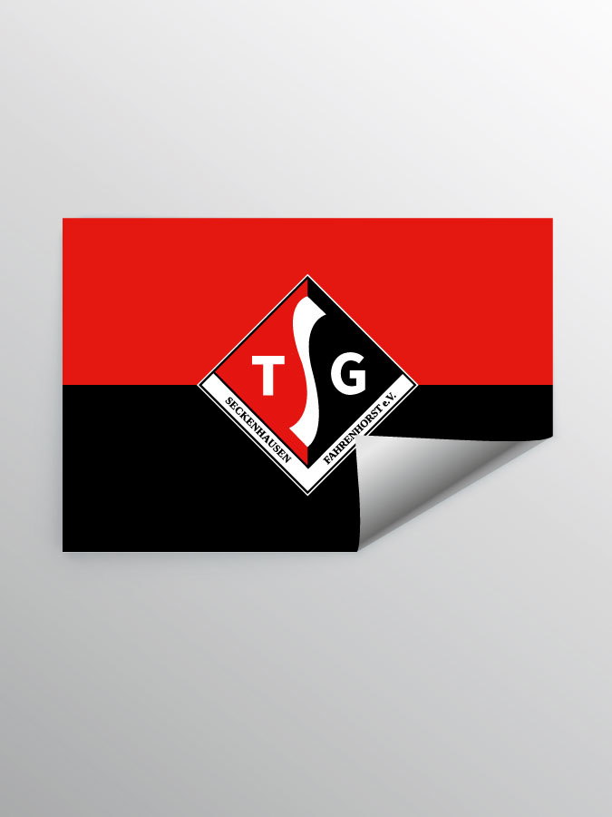 Aufkleber DIN A7 Logo