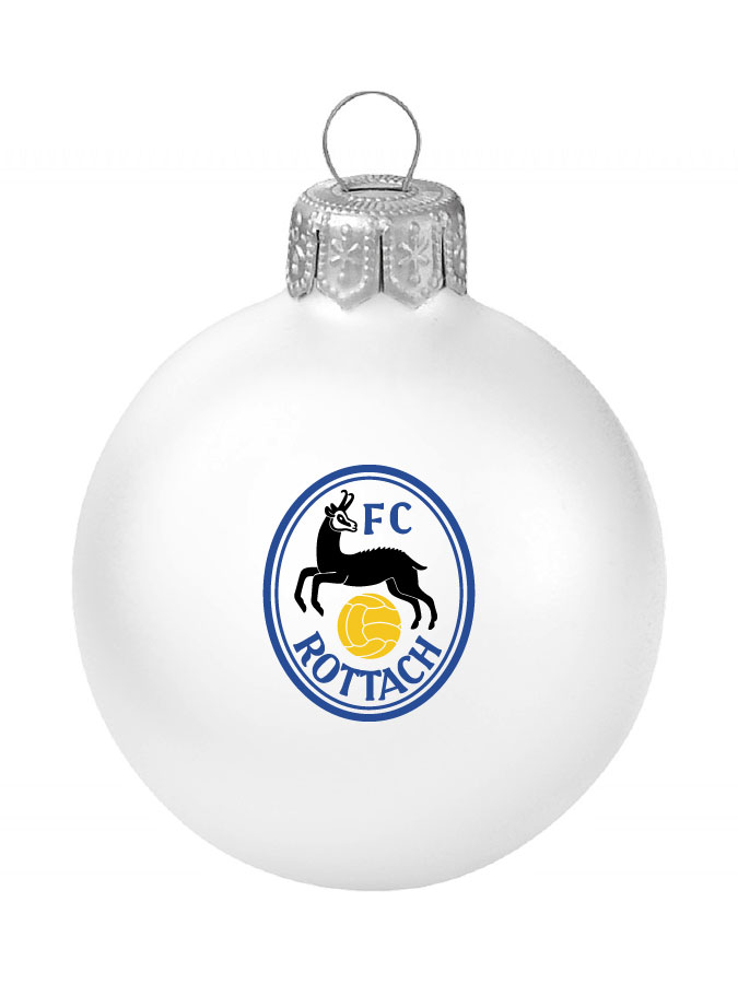 Weihnachtskugel Logo 8cm