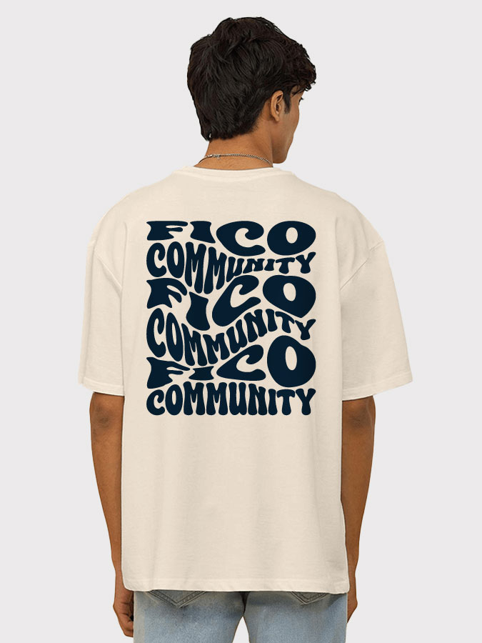 Oversized Shirt Wavy Herren