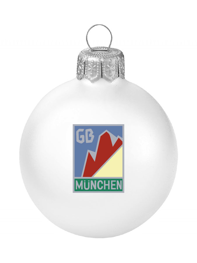 Weihnachtskugel Logo 8cm